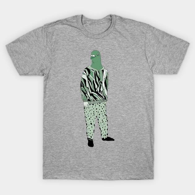 Pigeon head T-Shirt by Anna Dietzel